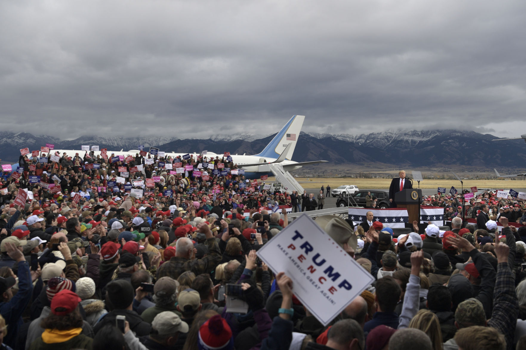 President Trump visits Bozeman